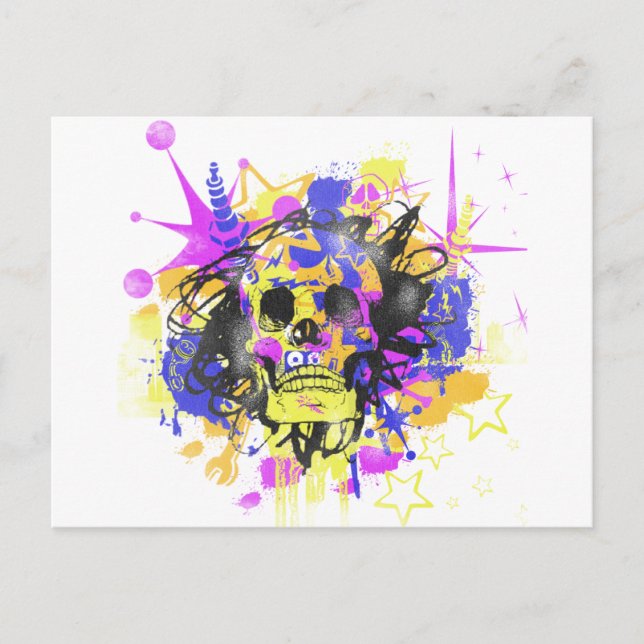 Postal Graffiti Skull (Anverso)