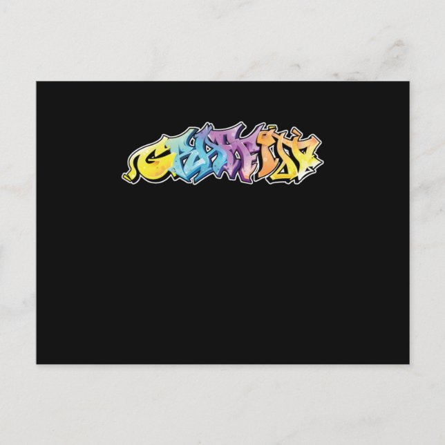 Postal Graffiti Spray Paintings Pinters Graffiti Is Art (Anverso)