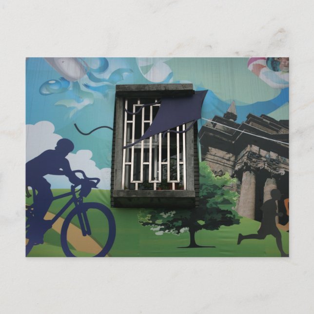 Postal Graffiti taiwanés, Taipei, Taiwán (Anverso)