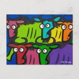 postal GRAFFITI WILDEBEESTS