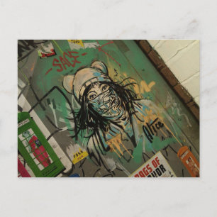 Postal Graffitti y Wall art, manchester, centro de la ciu
