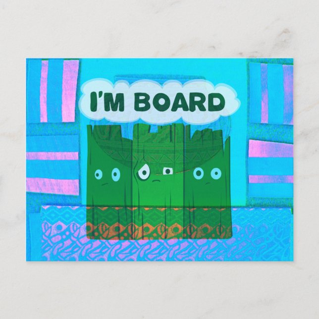 Postal Gráfica Inspiradora divertida: Soy Arte de Texto A (Anverso)