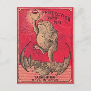 Postal gráfica vintage