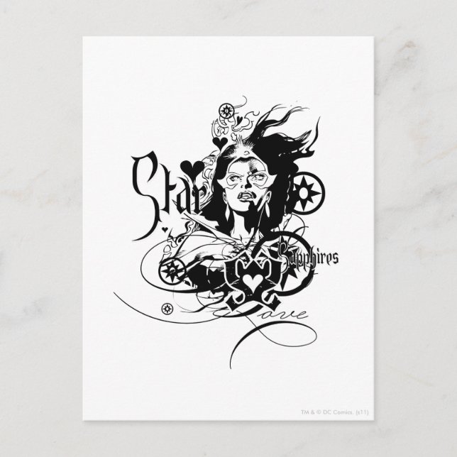 Postal Gráfico 7 del zafiro de estrella (Anverso)