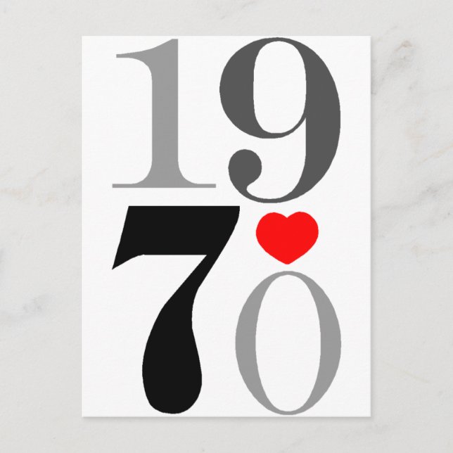 POSTAL GRÁFICO DE 1970 (Anverso)