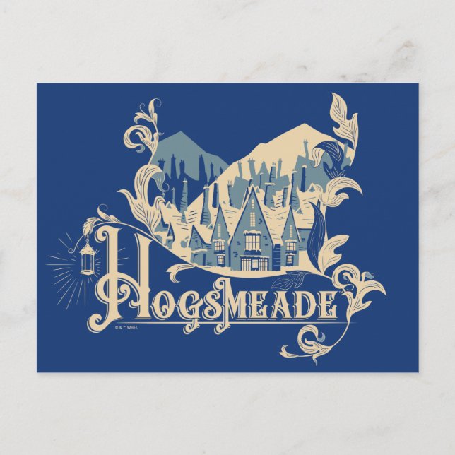Postal Gráfico de la aldea vintage de HOGSMEADE™ (Anverso)