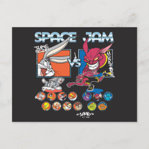 Postal Gráfico de la plantilla de TUNE SQUAD™ VS Monstars