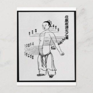 Postal Gráfico de medicina china