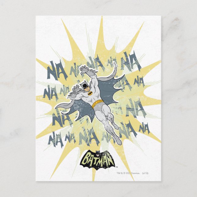 Postal Gráfico de NANANANANA Batman (Anverso)