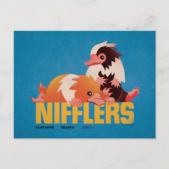 Postal Gráfico de Nifflers Vintage (Anverso)