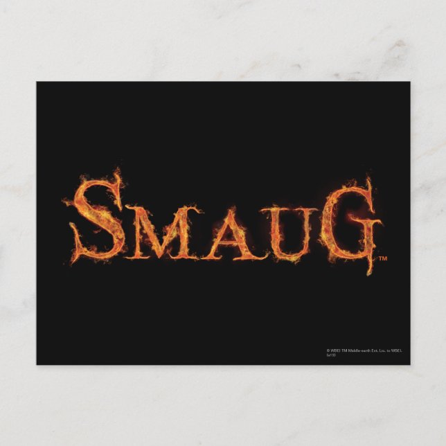 Postal Gráfico de nombres SMAUG™ (Anverso)