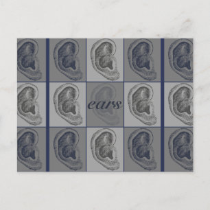 Postal Gráfico de ocho orejas