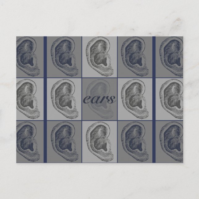 Postal Gráfico de ocho orejas (Anverso)