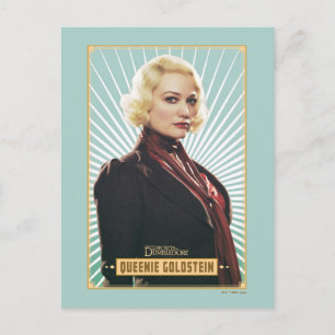 Postal Gráfico de Personaje de Queenie Goldstein