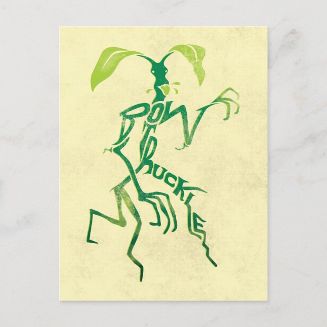 Postal Gráfico de tipografía BOWTRUCKLE™ PICKETT™ (Anverso)