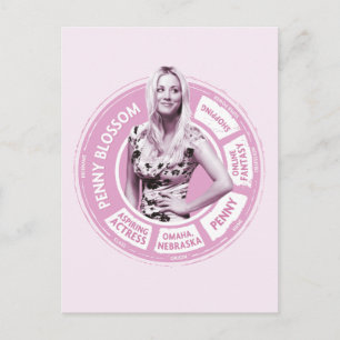 Postal Gráfico informativo Penny Blossom