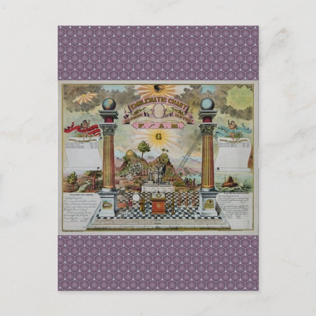 Postal Gráfico masónico 2 (Anverso)