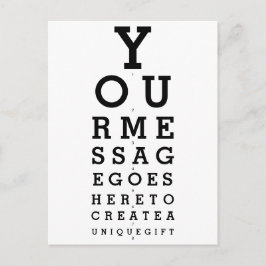 Postal Gráfico óptico de mensajes