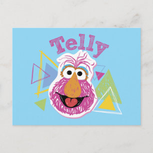 Postal Gráficos Divertidos de Telly Monster