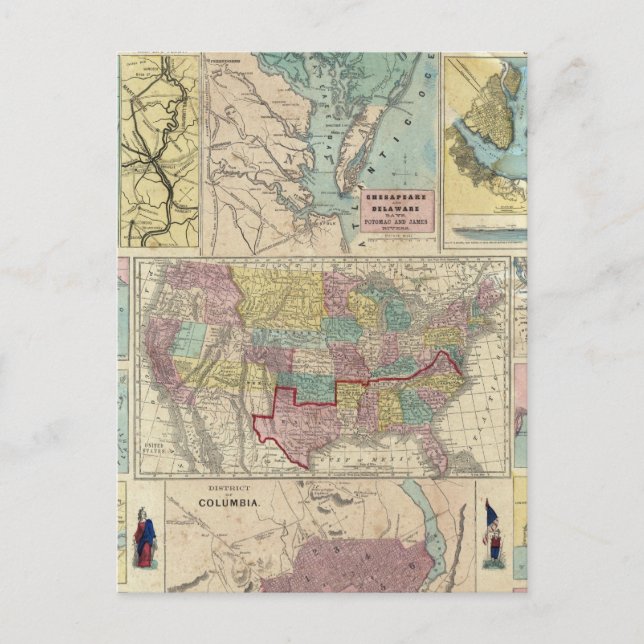 Postal Gráficos militares de la campaña HH Lloyd (Anverso)