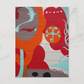 Postal Grafiti colorido