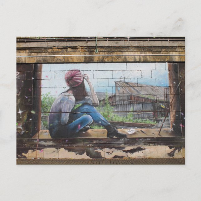 Postal Grafiti de Recuerdos de la infancia (Anverso)