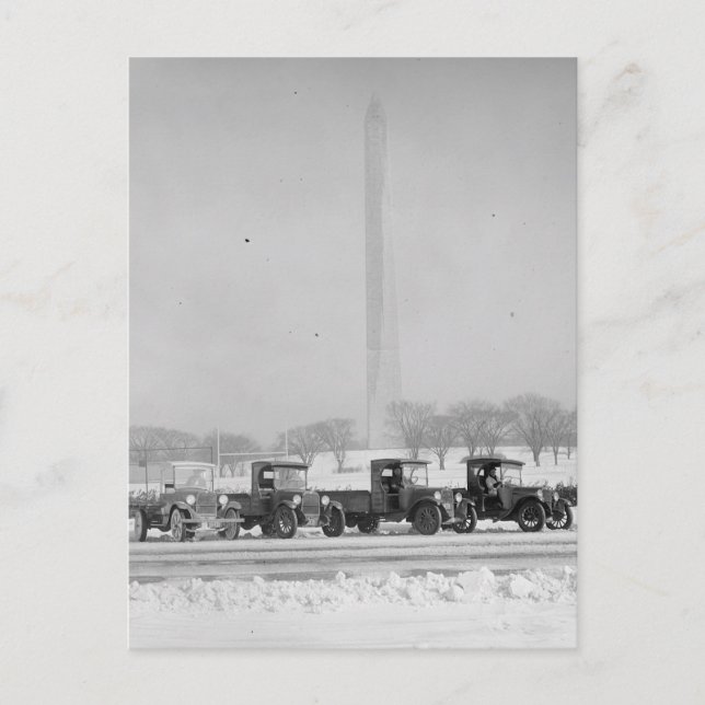 Postal Graham Bros. Camiones Fussell, (Anverso)