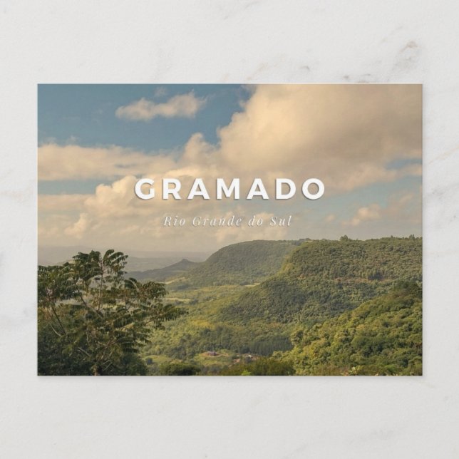 Postal Gramado - Río Grande del Sur (Anverso)
