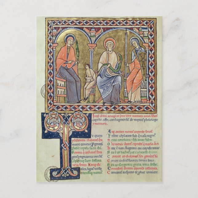 Postal Gramática, dialecto y retórica de 'Satyricon' (Anverso)