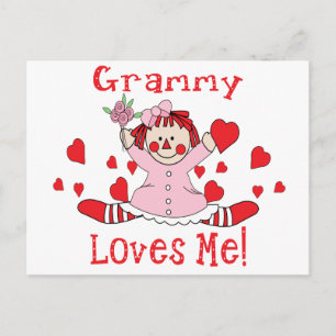 Postal Grammy Love's me Rag Doll