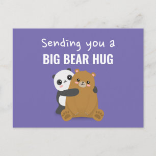 Postal Gran abrazo de oso
