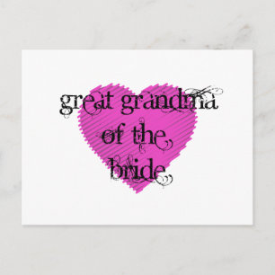 Postal Gran Abuela de la Novia