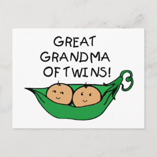Postal Gran Abuela de Pod Gemelos