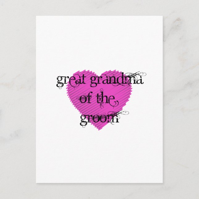 Postal Gran Abuela del Groom (Anverso)