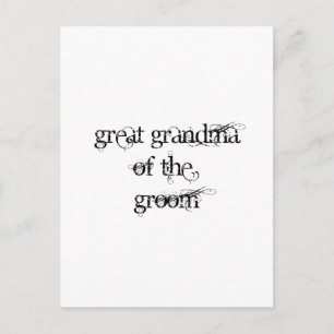 Postal Gran Abuela del Groom