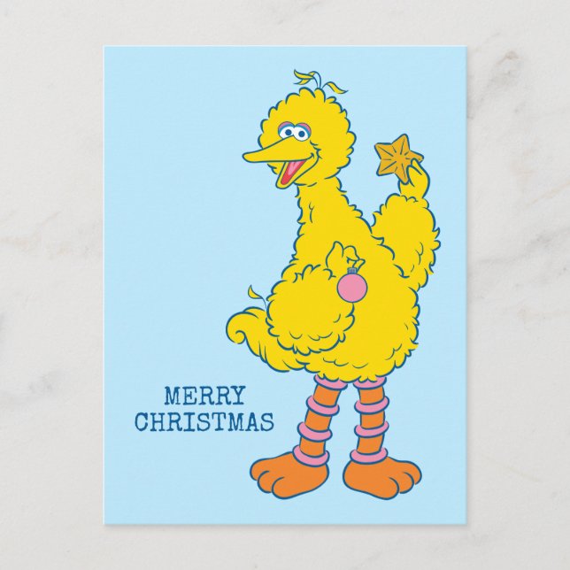 Postal Gran Ave con Ornamentos de Navidad (Anverso)
