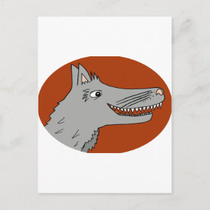 Postal GRAN BAD WOLF personalizado libro de historias cam