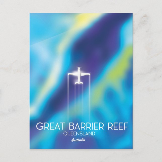 Postal Gran barrera de arrecife, Queensland, Australia (Anverso)