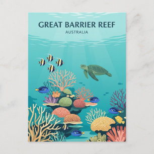 Postal Gran Barrera de Coral Australia