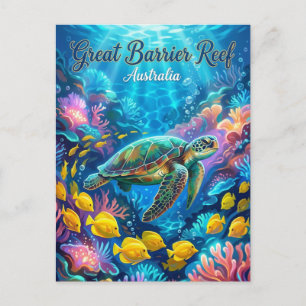 Postal Gran Barrera de Coral Australia