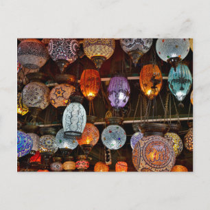 Postal Gran Bazar En Estambul, Turquía
