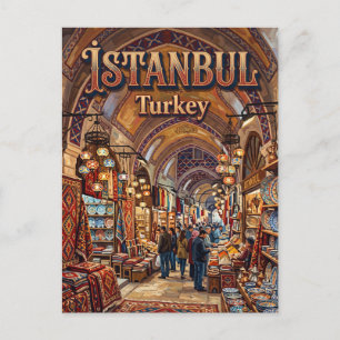 Postal Gran Bazar Estambul Turquía