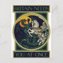 Gran Bretaña te necesita ahora – Arte vintage de S
