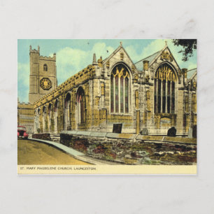Postal Gran Bretaña vintage, Iglesia de la Parroquia de L
