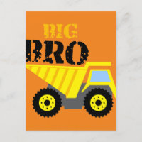 Gran Bro Construcción Camión de volquete amarillo