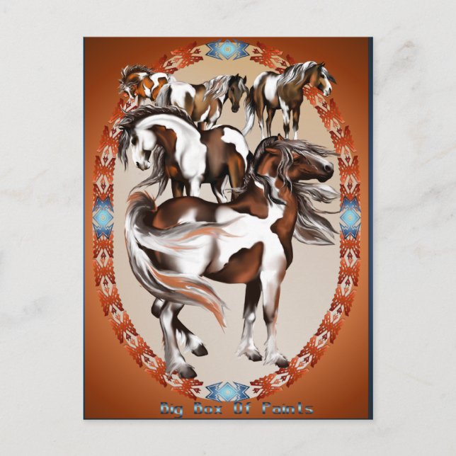 Postal Gran Caja De La Postcarta De Pintas (Anverso)