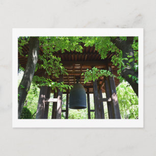 Postal Gran campana, templo de Zojoji, Tokio