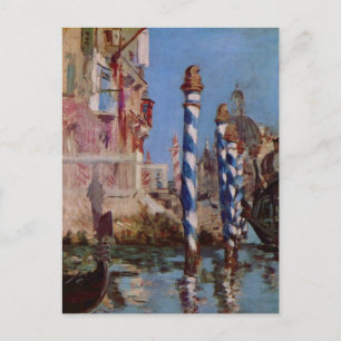 Postal Gran Canal de Venecia - Edouard Manet