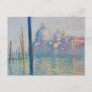 Postal Gran Canal Monet Venecia Italia Pintura clásica