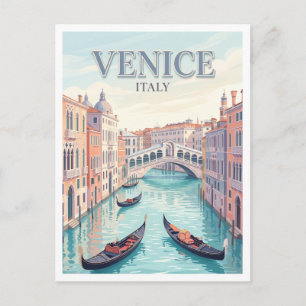 Postal Gran Canal Venecia Italia